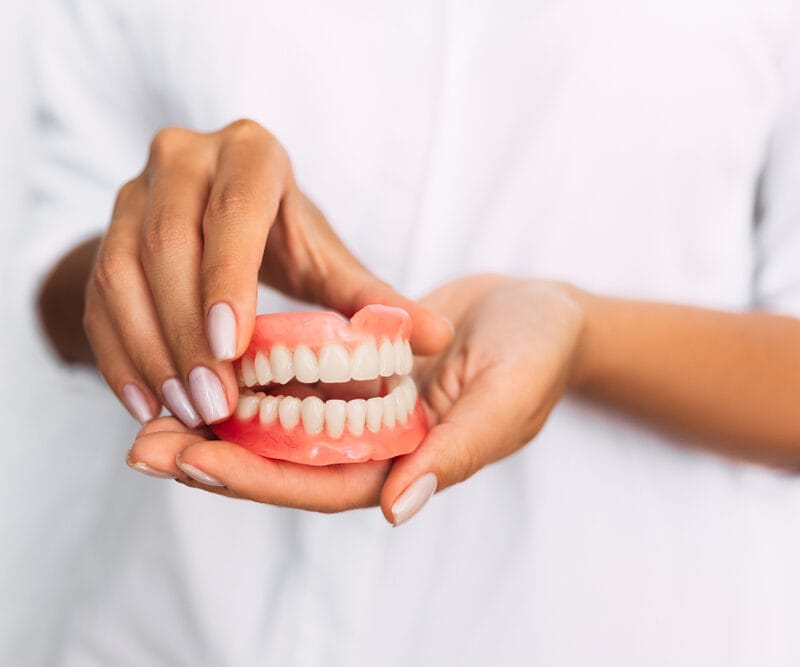 What Should I Soak My Dentures In at Night